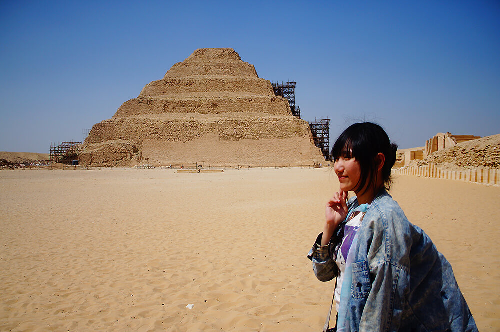 埃及階梯金字塔 微貓