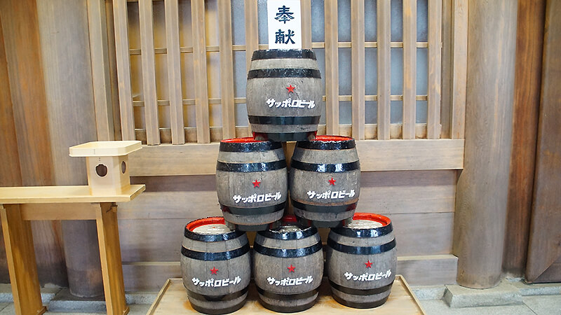 北海道神宮內的主神之一掌管造酒。