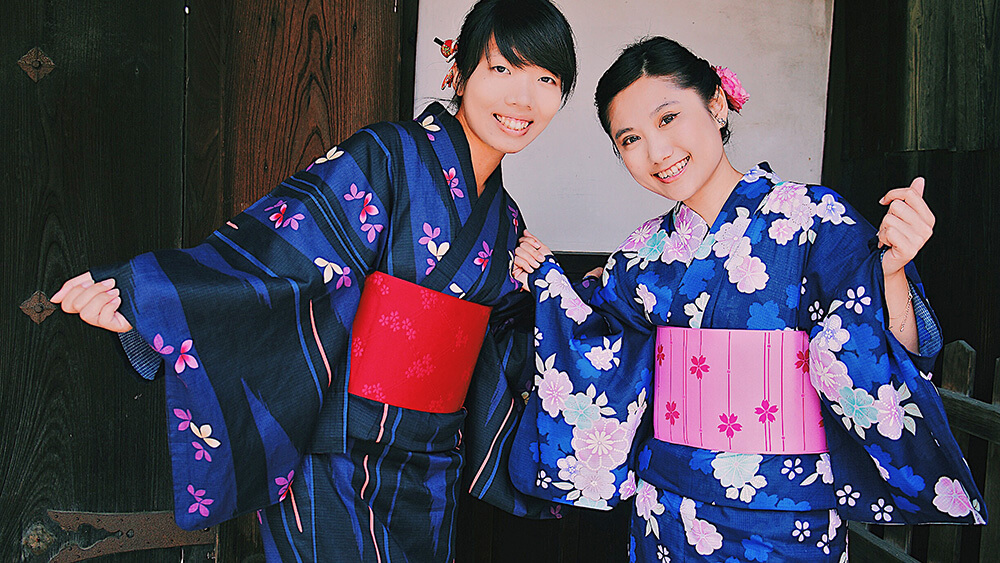 京都染匠婆婆和服體驗，夏季限定，可帶回家的浴衣款。