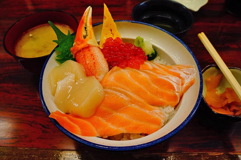 近拍我的大江戶北海丼，美味回憶！