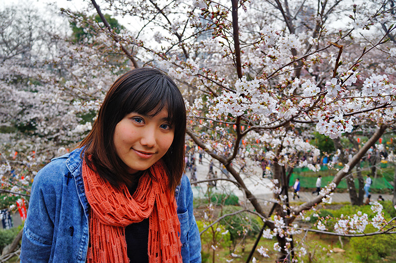 上野櫻花盛開中，這邊最好拍。