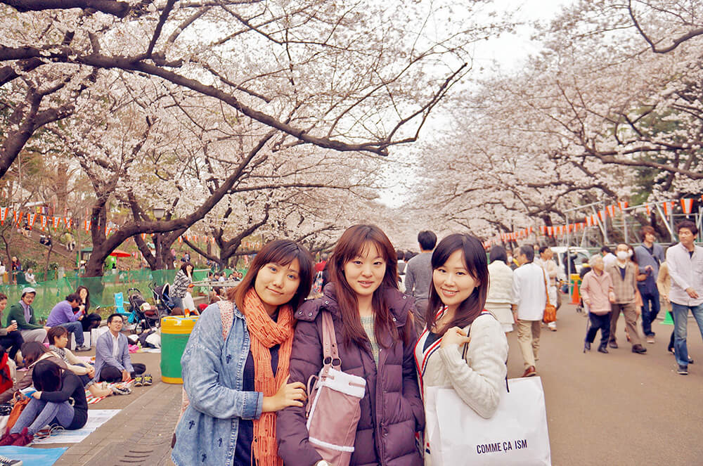 上野公園最後的合照。