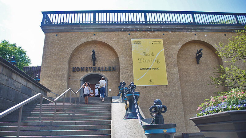 哥特堡美術館，免費進入的側邊特展。
