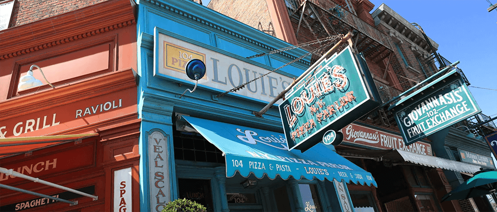 路易紐約披薩餅舖，好吃超大披薩在裡面！
